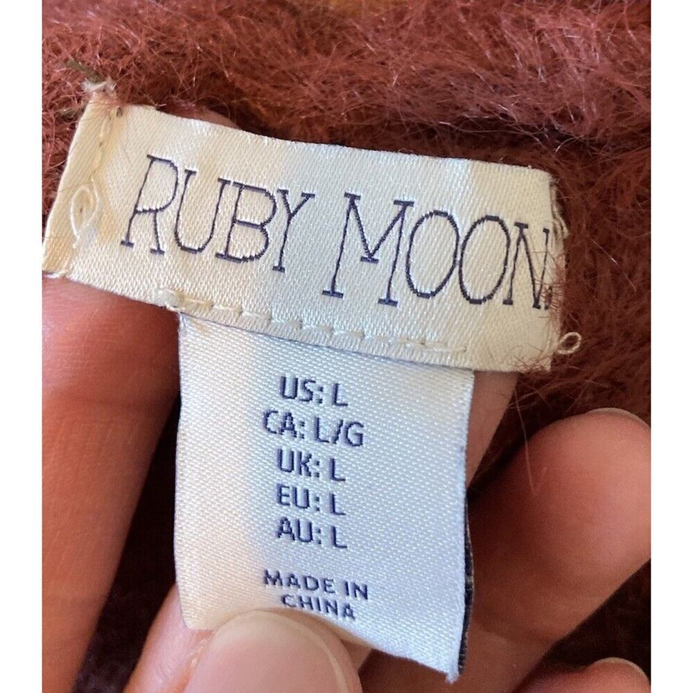 Ruby Moon Open Back Sweater Size Large Women’s Ru… - image 3